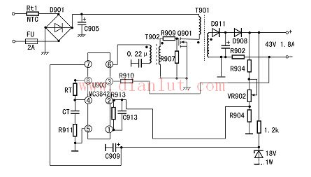 电动车控制器电路图（二）